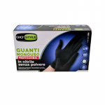 GIOSTYLE Nitriilist hekordsed kindad 100 tk mustad L suurus 24x10,5x0,05cm