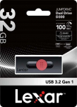 Lexar 32GB JumpDrive D300 USB 3.2 Black
