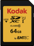 Emtec EKMSD64GXC10K mlu kaart 64 GB SDXC UHS-I klass 10