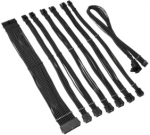 Kolink Core Pro punutud kaabli pikenduskomplekt 12V-2x6, tp 1 tumemust