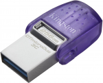 KINGSTON DataTraveler microDuo 3C 256 Gt USB-A + USB-C -muistitikku (DTDUO3CG3/256GB)