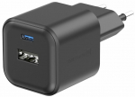 SWISSTEN Swissten Travel Charger GaN USB-C 35W PD / USB-A 27W QC