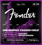 Fender Hendrix Voodoo Child kitarakietrid, puhas nikk, bullet-pead .010-.038 (073-3150-609)