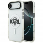 Karl Lagerfeld IML Karl Sketch Logo iPhone 17 Air MagSafe lbipaistev kaitsekott