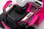 Lean Cars XMX630T Pink Battery Quad Bike With Trailer