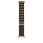 APPLE 49 mm tume oliivivrviline Alpine Loop - Vike - Looduslik tiitaanviimistlus