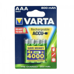 Varta Akku RECHARGE Power AAA HR03 800mAh 4St.