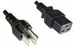 MicroConnect Power Cord US - C19 1.8m Power US Type B to C19