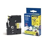 BROTHER Schriftband TZe-FX631 (12 mm, Schwarz auf Gelb)