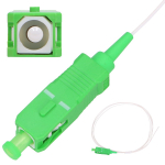 Extralink SC/APC | Pigtail | Single mode, 900um G.657A 1,5m, Easy strip, valge