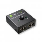 Techly 108606 HDMI-vaheli 2-portne, hekiguline 2x1 vi 1x2, 4K, 60Hz