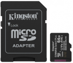 KINGSTON Atmiakart MicroSDXC 64GB Canvas Select Plus