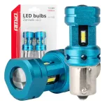 Amio CANBUS LED-lambid 1156 BA15S P21W R10W R5W 4SMD 1860 Valge 12V 24V -04252