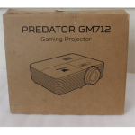 Acer PREDATOR GM712 | 4K UHD (3840 x 2160) | 3600 ANSI lumens | Black | USED