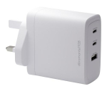 dbramante1928 IT - UK W. Laadija - 2xUSB-C 100W + 1xUSB-A - WHT