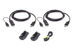 ATEN Kaabelikomplekt: 2x True 4K 1.8M HDMI kuni DisplayPort aktiivne
