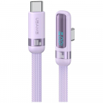 USAMS Kabel US-SJ653 PD 100W USB-C/USB-C 1,2m fioletowy