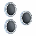 Toptel Hard Tempergauss HARD DIAMOND kaamerakaitse (LENS) iPhone 18 Pro/18 Pro Maxi jaoks, helesinine (3 Lensi kaitset)