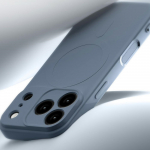 Mercury Poolsilikoonist MagSafe mbris iPhone 17 Pro jaoks, sinine