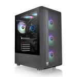 THERMALTAKE S200 karastatud klaas ARGB must ARGBx3