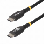 StarTech.com 2m USB-C hiskaabel, USB-IF sertifitseeritud USB C kaabel, 240W PD EPR, USB 2.0 tp-C arvuti toitekaabel, USB-C andmelekandekaabel, TPE kaas, M/M