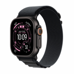 APPLE Watch Ultra 3 (GPS + Cellular) 49 mm musta titaanist korpus ja must Alpine-rihm, keskmise suurusega (MF0V4KS/A)