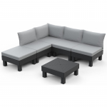 Keter Garden Furniture Set Elements Full Set (5 Seater) Grey/Light Grey 8711245158006