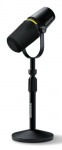 Shure MV7+ must, valge stuudiomikrofon