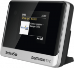 TechniSat Digitradio 10C DAB+ raadio, must/hbemust