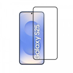 Kvast klaasist Samsung Galaxy S25 PLUS / S25 EDGE'i jaoks (tisliim / kaitsekesta sobiv) Sinine Tht 5D must