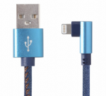 Gembird USB mees - Apple Lightning mees 1m sinine