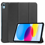 CoreParts Tri-fold Caster Hard Shell Cover - Black For Apple Ipad
