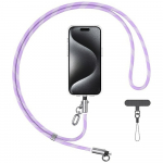 USAMS Telefonipael koos laadimiskaabliga SJ746 30W USB-C ja Lightning 1,2m lilla vrviga