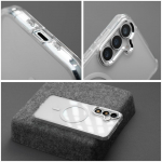 FRAME CLEAR HYBRID MAG COVER, hildub MagSafe'iga REDMI 15C (173,16 x 81,07 x 8,2) jaoks, lbipaistev