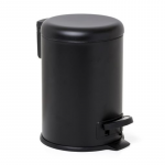 Pedal bucket 3L Nordic stainless steel|black