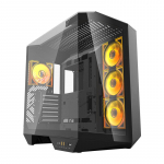 Darkflash Arvutikorpuse DY470, 4 ventilaatorit (must)