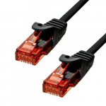 ProXtend CAT6 U/UTP vase LSZH Ethernet kaabel Must 75cm