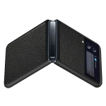 Beline Samsung Z Flip3 nahkkatte etui, must/must