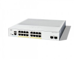 CISCO Catalyst 1300-16FP-2G haldatav lliti, 16 GE porti, tis PoE, 2x1GE SFP, piiratud eluaegne kaitse (C1300-16FP-2G)