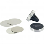 Schwaiger SET Magnethalterungen 6-teilig Aluminium Silber