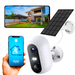 Extralink Smart Life SolarEye | Vlikaamera pikesepaneeliga | traadita, Full HD 1080p, Wi-Fi, 5200mAh aku, IP54