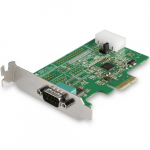 StarTech.com 1-port PCI Express RS232 sarvikort- PCIe RS232 sarvikontrolli- PCIe sarvikort DB9- 16950 UART- Madal profiil ekspansioonkaart- Windows AND Linux
