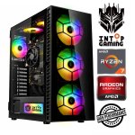 INTOP Ryzen 7 5700G 32GB 1TB SSD M.2 NVME+2TB Radeon Graphics ilma operatsioonissteemita