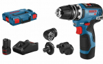BOSCH.SCREWDRIVER GSR 12V-35 FC 2x3.0Ah 35/20Nm INTERCHANGEABLE HEADS +5x GFA LB