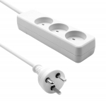 ProXtend Danish IT Power Strip 3-way 7M White
