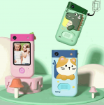 Xrec Digital Camera 48mp BLS-I9 Green Dinosaur