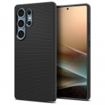 Spigen Liquid Air mbris Samsung Galaxy S25 Ultra jaoks matt must