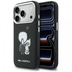 Karl Lagerfeld Etui Karl AND Choupette Tagaklje logo MagSafe iPhone'ile 17 Pro Max must