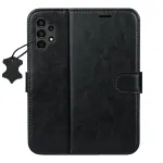 TFO Smart Luxe nahkkarbi Samsung Galaxy A13 4G jaoks, must