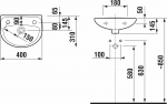 JIKA Lyra Plus 400x310 mm valge